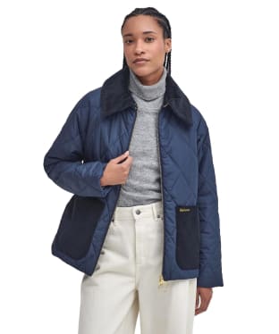 Women's Barbour Dalroy Quilted Jacket - Navy / Classic