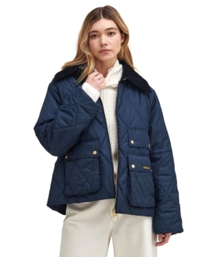 Women's Barbour Milby Quilted Jacket - Navy / Classic