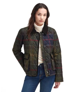 Women's Barbour Loudon Quilted Jacket - Classic Tartan