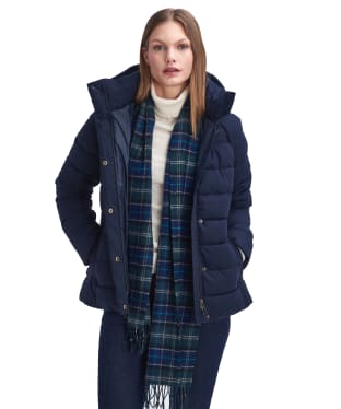 Women's Barbour Camellia Puffer Jacket - Dark Navy