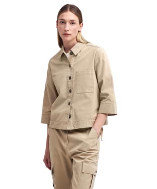 Women's Barbour Fleur Shirt - White Pepper