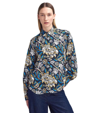 Women's Barbour x William Morris Rendall Shirt - Wey Print