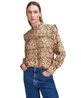 Women's Barbour x William Morris Isabella Shirt - Eyebright Print