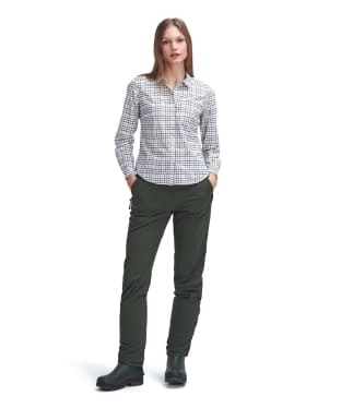 Women's Barbour Beaconsfield Active Trousers - Olive