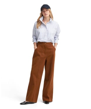 Women's Barbour Allerston Trousers - Old Gold