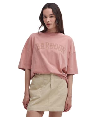 Women's Barbour Elisha T-Shirt - Mahogany Rose