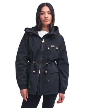 Women's Barbour International Alicia Waterproof Jacket - Black