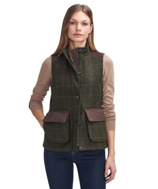 Women's Barbour Glades Wool Gilet - Spiced Pumpkin