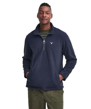 Men's Barbour Essentials Half Zip Fleece - Navy