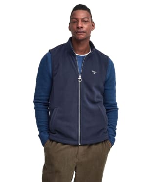 Men's Barbour Essentials Fleece Gilet - Navy