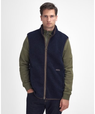 Men's Barbour Rydal Fleece Gilet - Navy