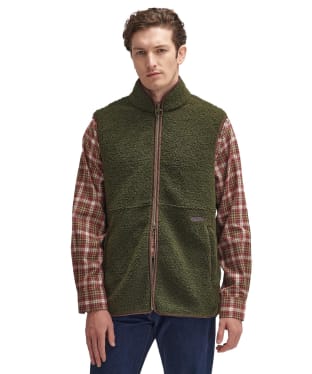 Men's Barbour Rydal Fleece Gilet - Olive