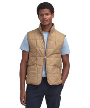 Men's Barbour Amble Liddesdale Quilted Gilet - Sand