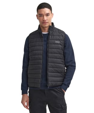 Men's Barbour International Ledley Quilted Gilet - Black