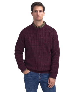 Men's Barbour Horseford Crew Neck Sweater - Port