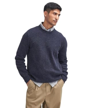 Men's Barbour Tainsbury Crew Neck Sweater - Navy