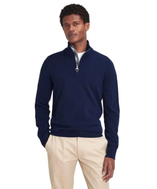 Men's Barbour Marlow Half Zip Sweater - Navy