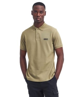 Men's Barbour International Essential Polo - Bleached Olive