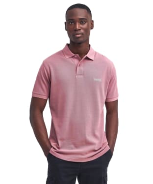 Men's Barbour International Essential Polo - Granite Pink