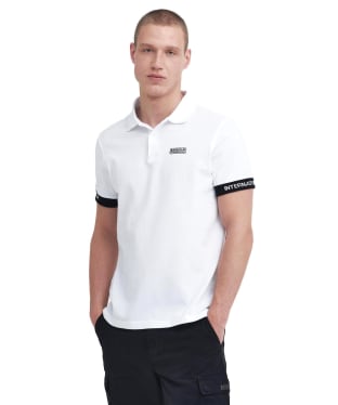 Men's Barbour International Heim Polo Shirt - White