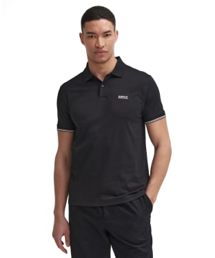 Men's Barbour International Philip Tipped Polo Shirt - Black