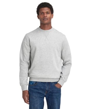 Men's Barbour Beckhill Crew Neck Sweatshirt - Grey Marl