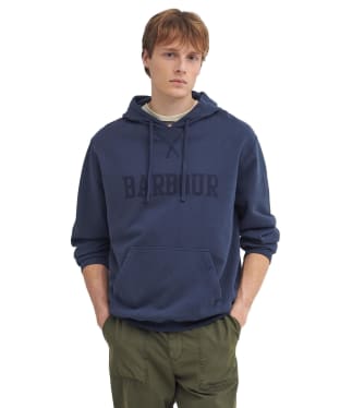 Men's Barbour Howe Relaxed Hoodie - Navy