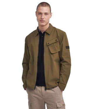 Men's Barbour International Flex Overshirt - Military Olive