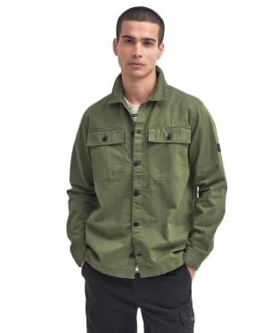 Men's Barbour International Arlo Overshirt - Burnt Olive