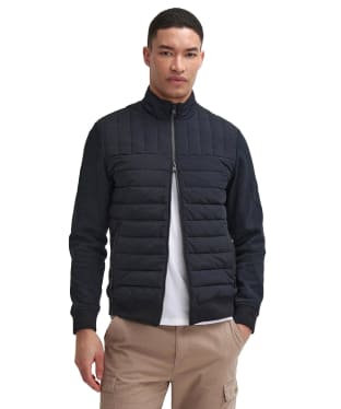 Men's Barbour International Counter Quilted Sweat - Black