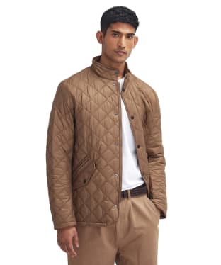 Men's Barbour Flyweight Chelsea Quilted Jacket - Light Sandstone