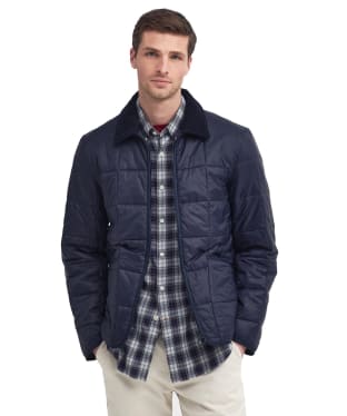 Men's Barbour Amble Liddesdale Quilted Jacket - Navy