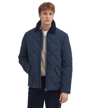 Men's Barbour City Chelsea Quilted Jacket - Navy