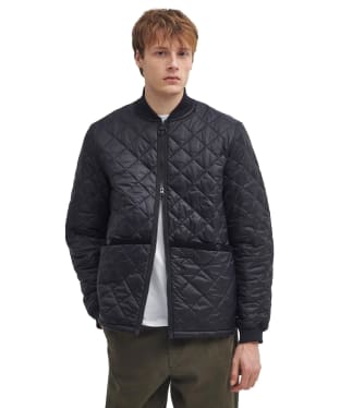 Men's Barbour Re-Engineered Liddesdale Quilted Jacket - Black