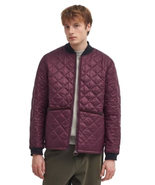 Men's Barbour Re-Engineered Liddesdale Quilted Jacket - Merlot