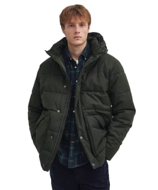 Men's Barbour Brampton Puffer Jacket - Sage