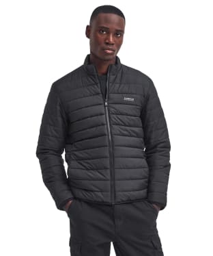 Men's Barbour International Ledley Quilted Jacket - Black