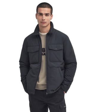 Men's Barbour International Distill Quilted Jacket - Black