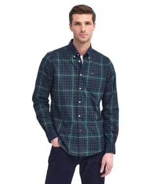 Men’s Barbour Wetherham Tailored Shirt - Green Loch