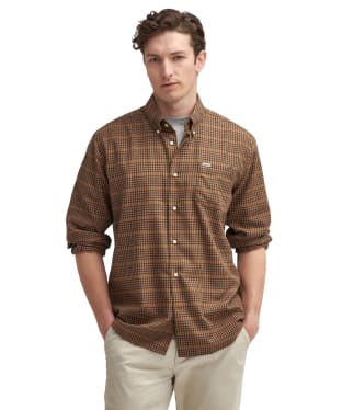 Men’s Barbour Henderson Thermo Weave Shirt - Stone