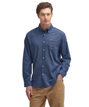 Men’s Barbour Preston Regular Fit Shirt - Dark Navy