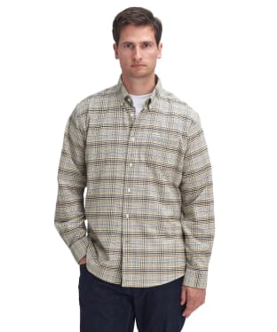 Men's Barbour Crompton Regular Checked Shirt - Navy