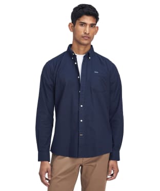 Men's Barbour Marsden Tailored Oxford Shirt - Sapphire Navy