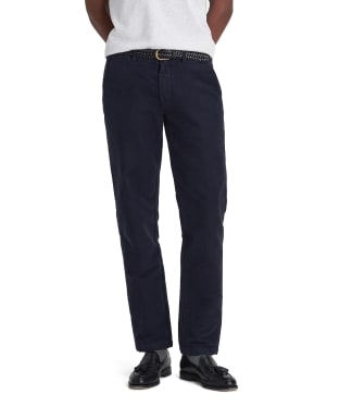 Men's Barbour Moleskin Tailored Fit Trouser - Navy