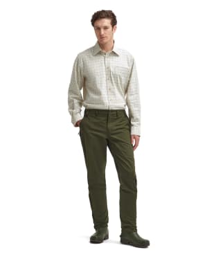 Men's Barbour Beaconsfield Active Trouser - Olive