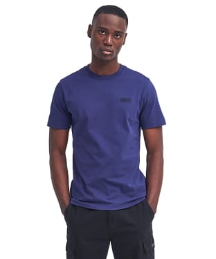 Men's Barbour International Small Logo Tee - Royal Blue