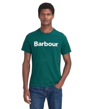 Men's Barbour Logo Tee - Evergreen