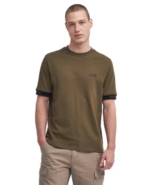 Men's Barbour International Heim Short Sleeve Cotton T-Shirt - Military Olive