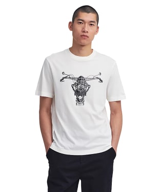 Men's Barbour International Vallis Graphic T-Shirt - Whisper White