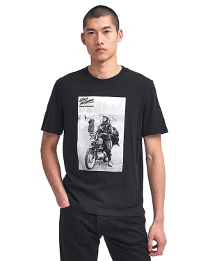 Men's Barbour International Lucas Graphic T-Shirt - Black